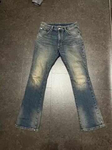 EDWIN 부츠컷 데님 L 다크 블루 archive