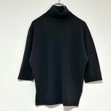 n1209 [ 레꼬빵 ] 이탈리아제 캐시미어 혼방 터틀넥 니트 네이비