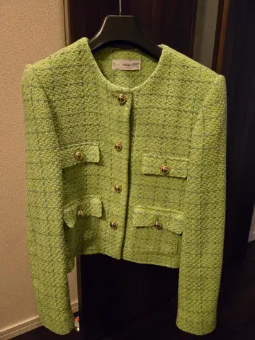 MNG 라이트 그린 테일러드 자켓 S