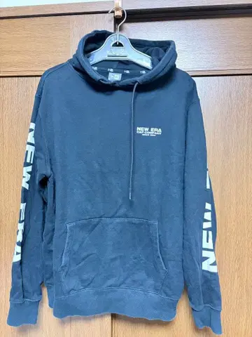 NEW ERA 뉴에라 후드티 후디 M 블랙 맨투맨