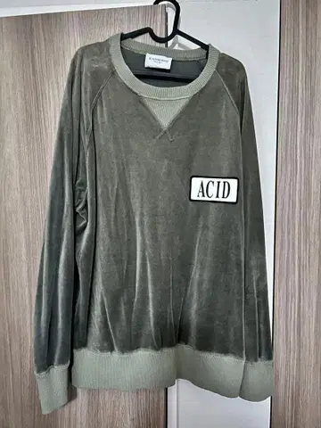 black weirdos 블랙위도우 맨투맨 밀리터리 ACID