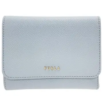 미사용 훌라 3단 폴더형 지갑 스카이블루 16515