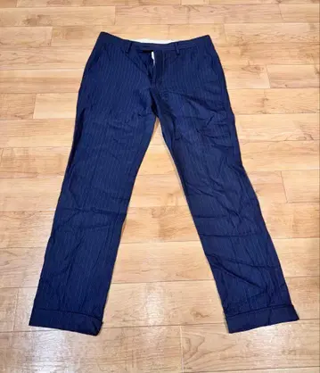 폴 스미스 네이비 스트라이프 슬랙스