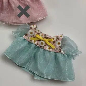 플라워 미피 옷 갈아입히기 의류 꽃무늬 원피스 미니 꽃무늬