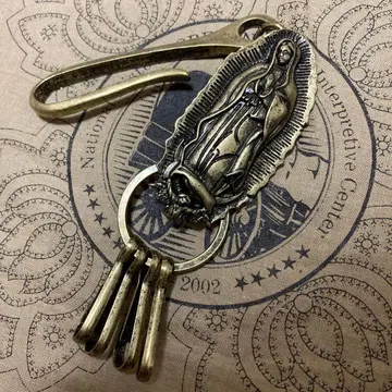 키 후크 키링 키홀더 마리아 놋쇠 골드