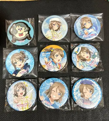 와타나베 요 캔뱃지 9개 묶음 판매