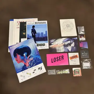 요네즈 켄시 플라이어 팜플렛 스티커 특전 묶음 판매