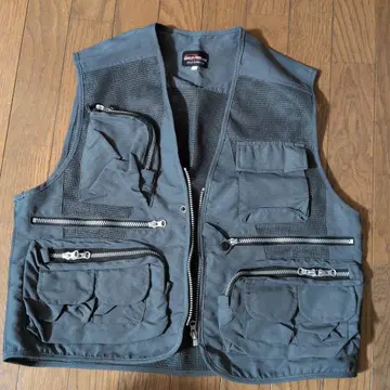 GOLD FEELING 낚시용 조끼 L 그레이