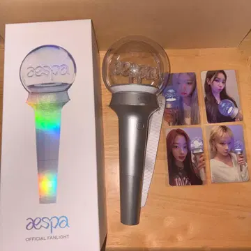 aespa 응원봉 ver.1 트레이딩 카드 포함