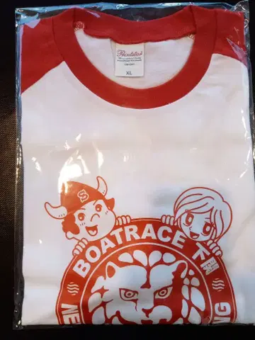 보트 레이스 시모노세키 신일본 프로레슬링 콜라보 T셔츠 XL