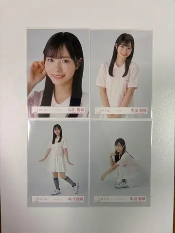 사쿠라자카46 나카가와 치히로 피케 셔츠 코디 4종 컴프