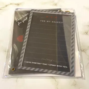 FUKUYA 후쿠야 아크릴 프레임 러브레터 브로마이드 사이즈 블랙