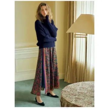 프레이 아이디 페이즐리 무늬 롱 스커트