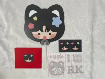 NCT WISH 반사 스티커 응원봉 스티커 리쿠 다님