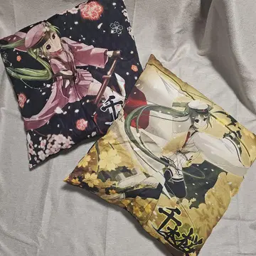 센본자쿠라 쿠션 봉제 인형 하츠네 미쿠 방석