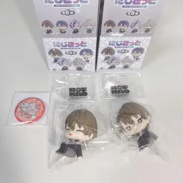 카가미 하야토 니지코토 세트 특전 캔뱃지 로후마루