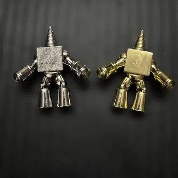 근육맨 다이캐스트 킨케시/모터맨 금은 세트