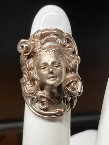 각인 있음 여신 반지 12.42g