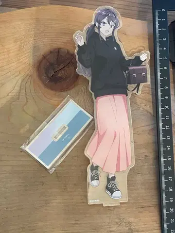 새상품 청춘 돼지 아크릴 스탠드 사쿠라지마 마이 캐주얼 패션 ver.A