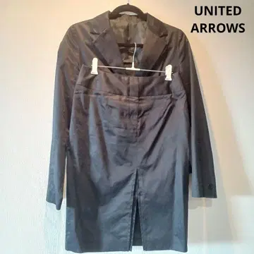 UNITED ARROWS 블랙 수트 테일러드 자켓 스커트