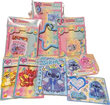 스티치 Happy 복권 D F G H I J상 8점 묶음 판매 귀여운