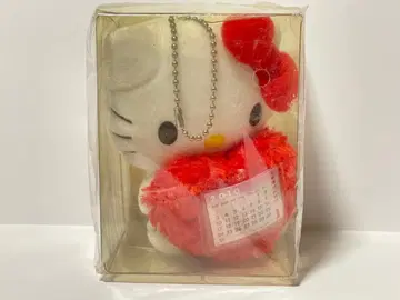 [레어] 헬로키티 2010년 달력 봉제 인형 키링 산리오