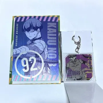 괴수 8호 호시나 소우시로 해방전력 넘버즈 아크릴 키링