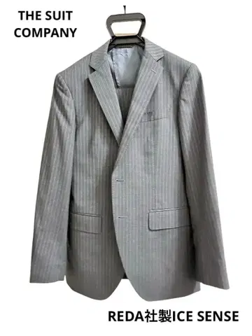 [고급] 수트 컴퍼니 수트 REDA사제 그레이 스트라이프 165/8