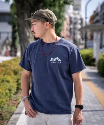 GOOD ON x Mission District 티셔츠 P-NAVY L