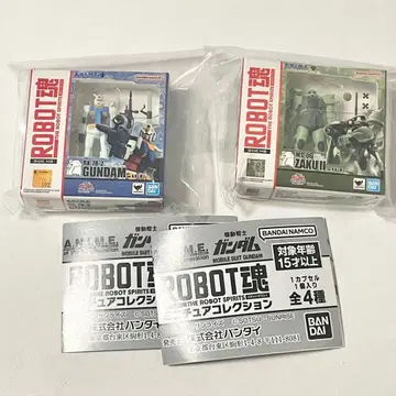 [미개봉 새상품] 기동전사 건담 ROBOT혼 미니어처 컬렉션 2세트