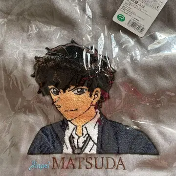 명탐정 코난 마츠다 진페이 코난 뮤지엄 사가 자수 토트백 미개봉 새상품