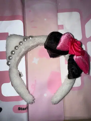 유니버셜 usj 키티 머리띠