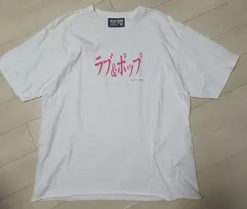 레어 안노 히데아키전 러브&팝 T셔츠 XL 컷오프