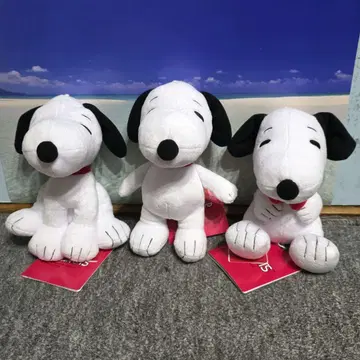 스누피 봉제 인형 코믹 장면 전종 세트