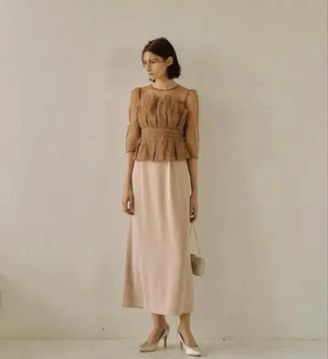 LE'RURE 릴루어 Flourish pencil dress