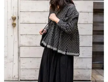 택 포함 새상품 maison de soil 프린트 상의