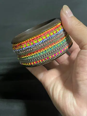 뱅글 팔찌 레인보우 에스닉 민족