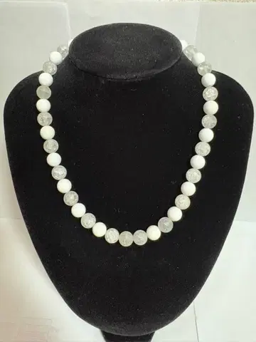 크랙 수정 파워스톤 목걸이 염주 개인 보통 상품 팔찌