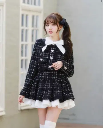 LIZLISA 트위드 자켓 셋업