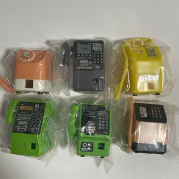 NTT 동일본 서일본 공중전화 가챠 컬렉션 번외편 6종 컴프