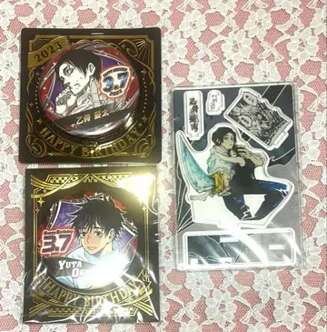 주술회전 옷코츠 유타 아크릴 스탠드 벌스데이 디오라마 피규어 캔뱃지