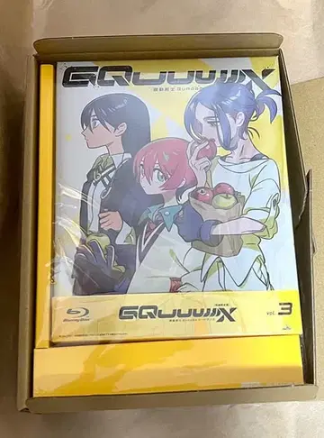 중고 기동전사 건담 GQuuuuuuX vol.3 한정판 블루레이