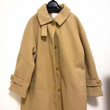 나노 유니버스 베이지 롱 코트