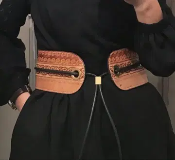 77circa 나나나서카 벨트 코르셋 벨트 빈티지 가죽