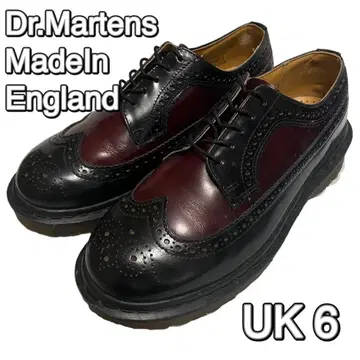 영국제 Dr.Martens 윙팁 UK 6 닥터마틴 가죽 신발