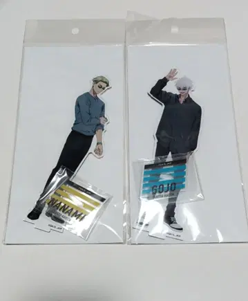 주술회전 나나미 켄토 고죠 사토루 아크릴 스탠드 TOHO 사복 세트