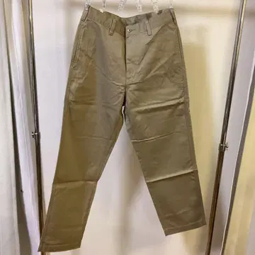 택 포함 유니클로 와이드 핏 치노 베이지 79cm