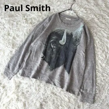 Paul Smith 버팔로 프린트 맨투맨 그레이