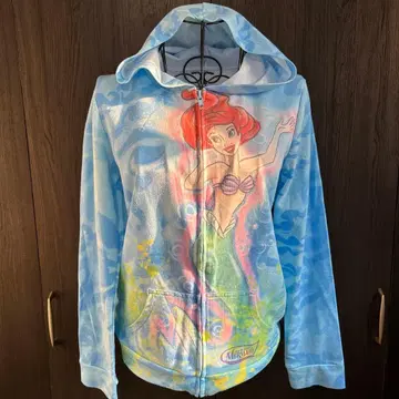 캘리포니아 디즈니랜드 아리엘 후드티 인어공주 일본 미발매