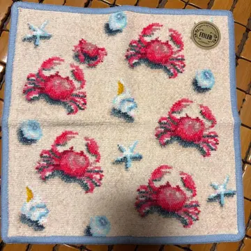 페이러 손수건 온더샌디비치 게 바다 모래사장 여행 오키나와 빛나는 진주